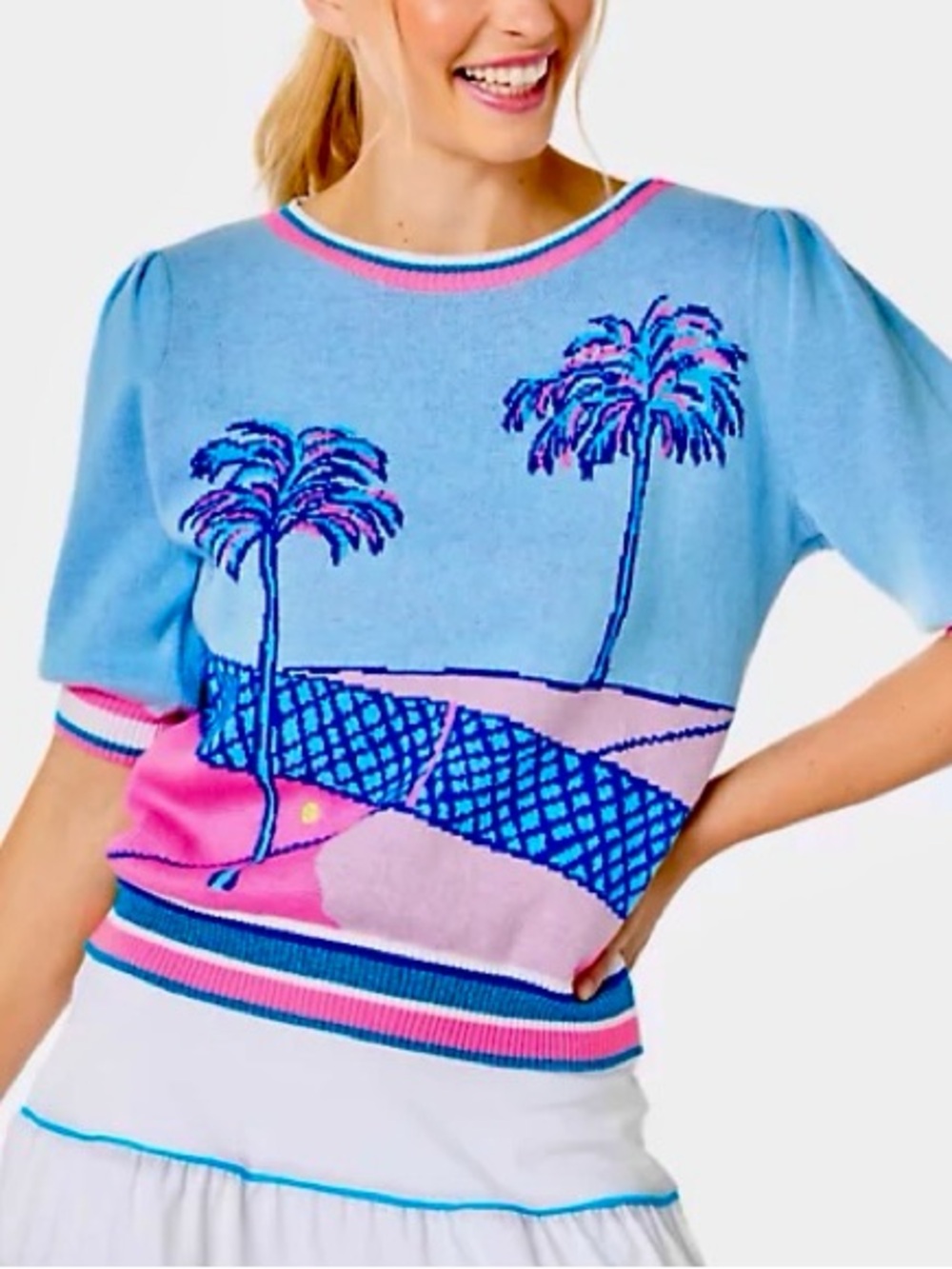 lilly pulitzer vivie perfect match sweater size small